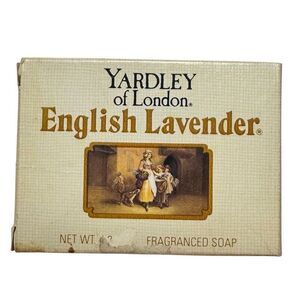 Vintage 1979 Yardley of London ENGLISH LAVENDER FRAGRANCED BAR SOAP 4.25 oz. NOS